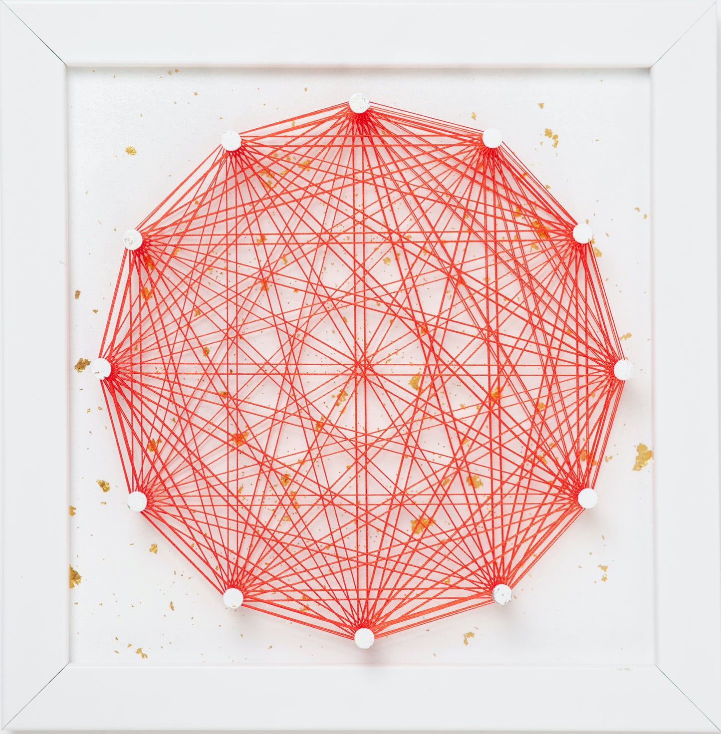 SET 8 mini-tablouri *Golden Chakras Mandala 1