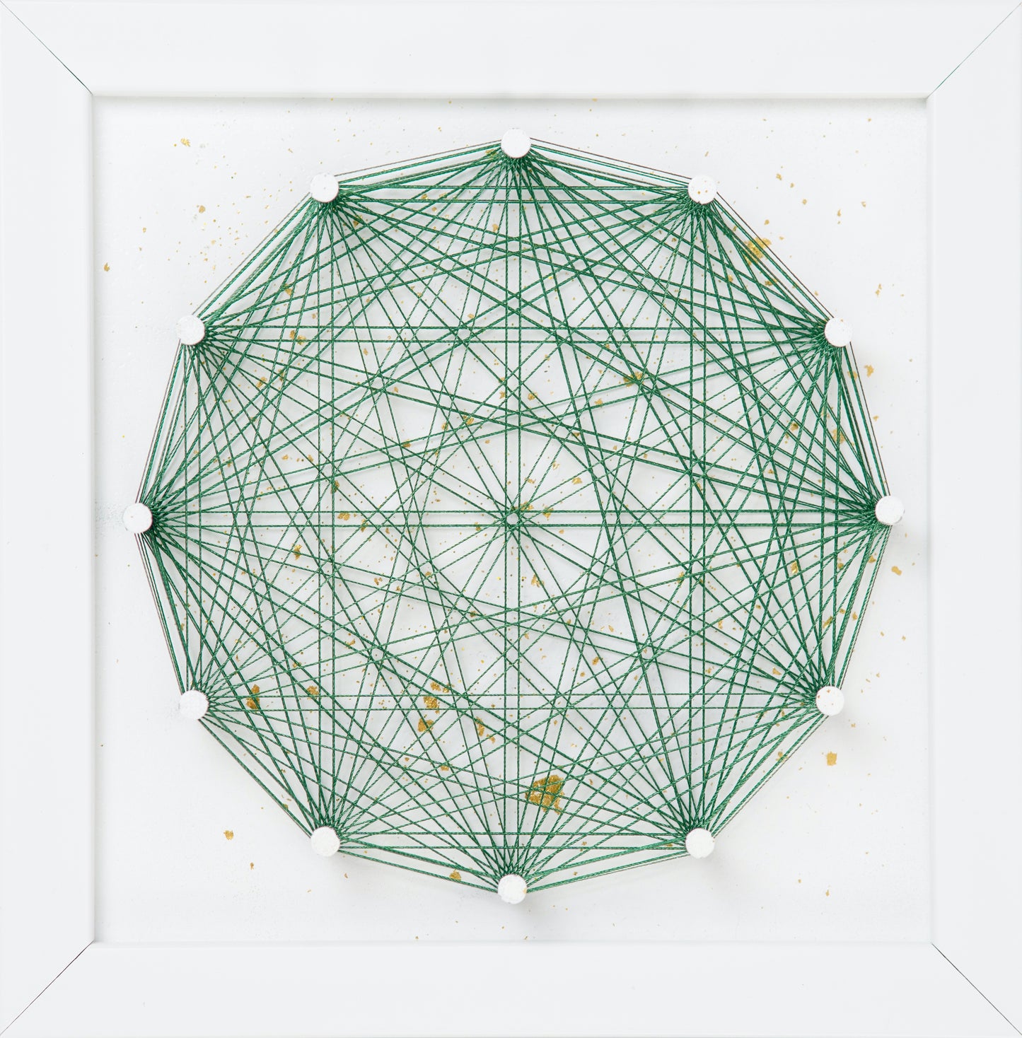 SET 8 mini-tablouri *Golden Chakras Mandala 1