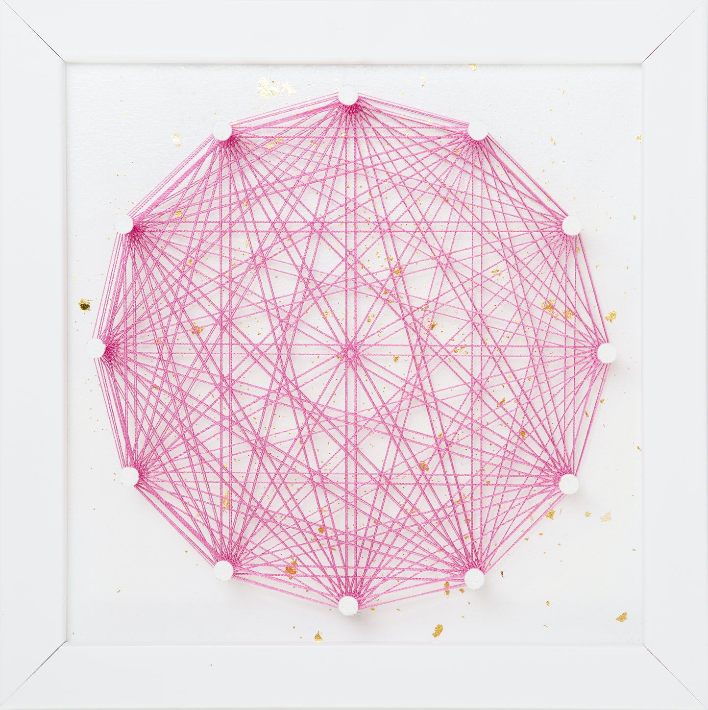 SET 8 mini-tablouri *Golden Chakras Mandala 1
