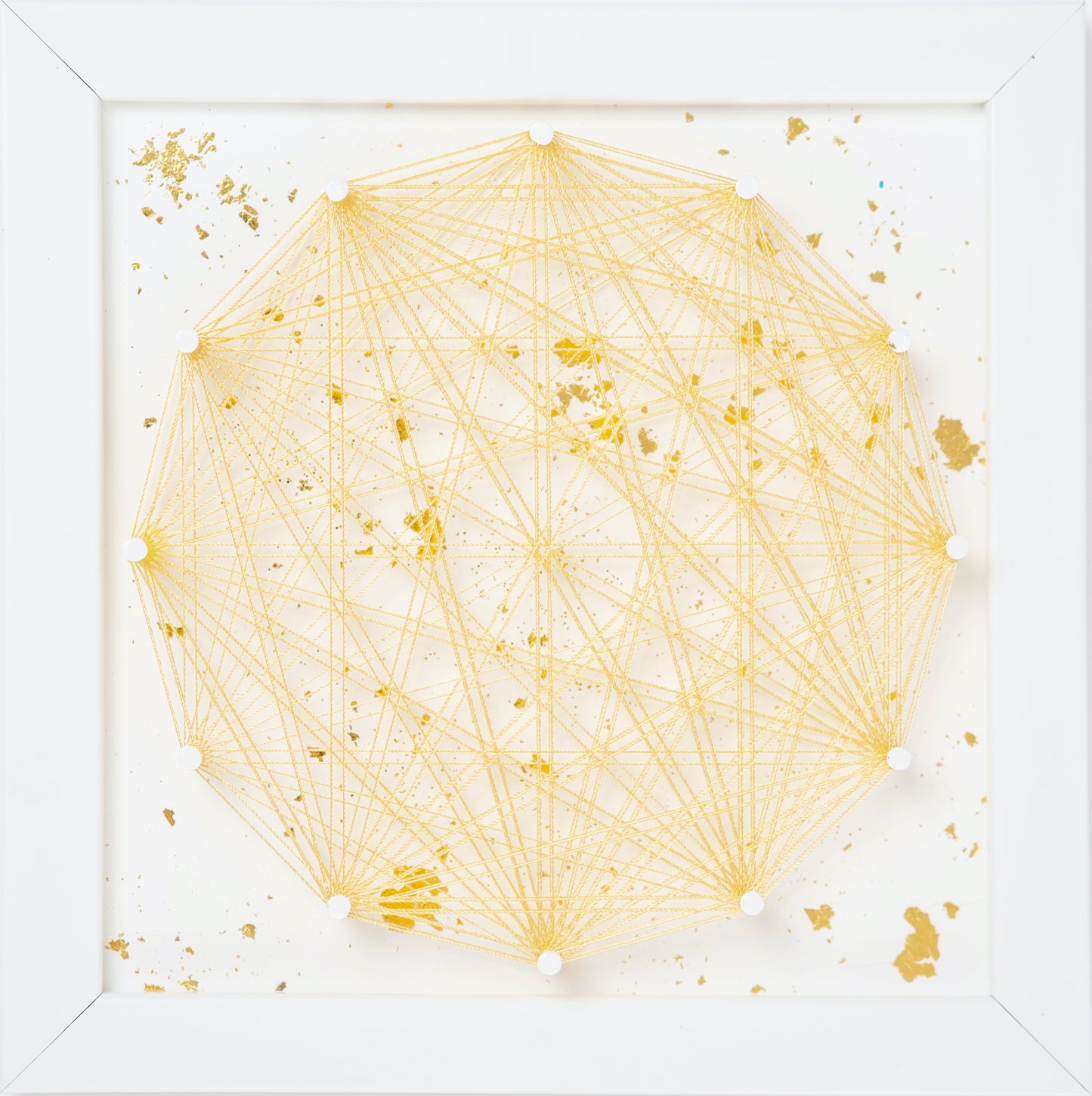 SET 8 mini-tablouri *Golden Chakras Mandala 1