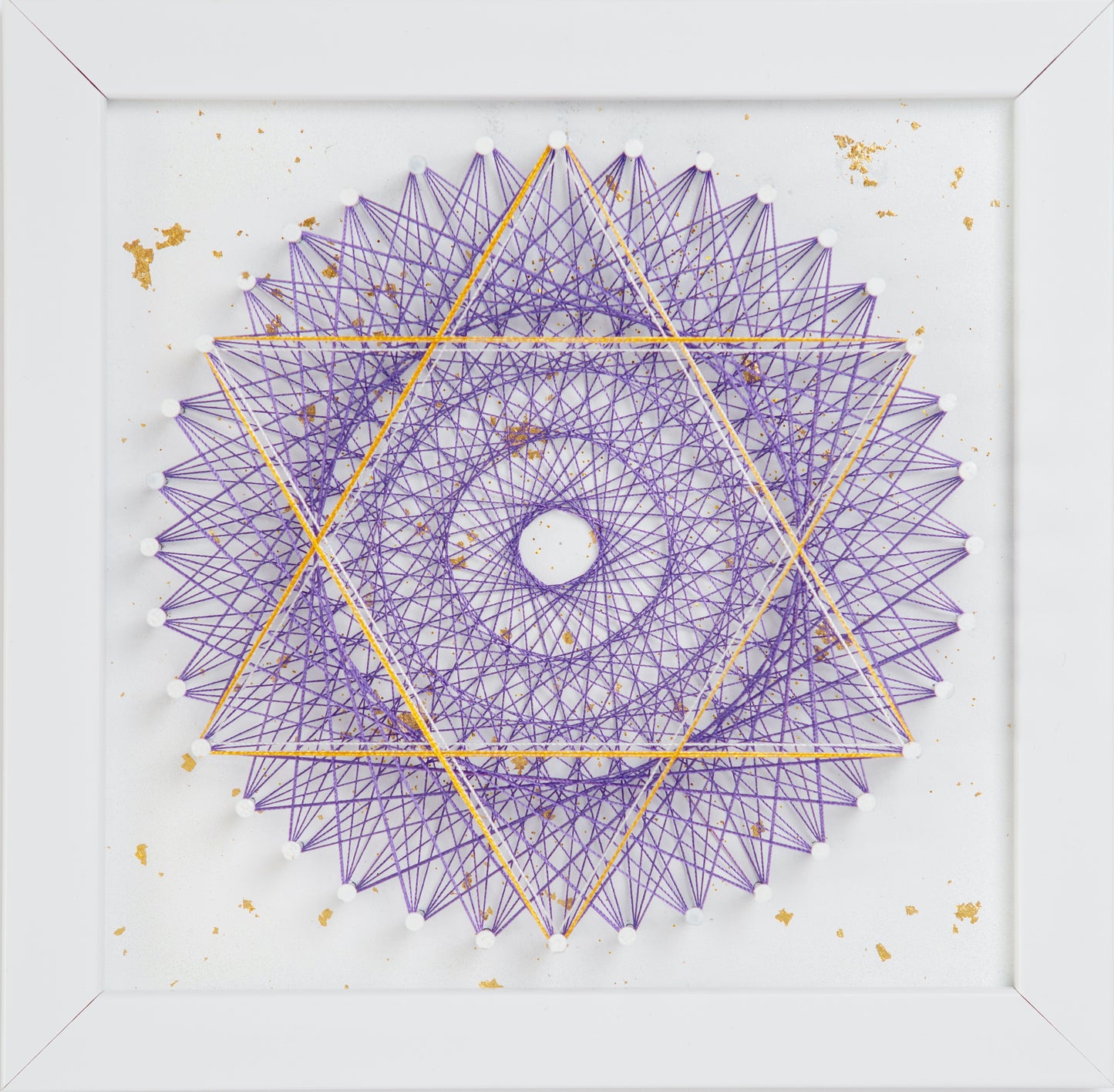SET 8 mini-tablouri *Golden Chakras Mandala 2
