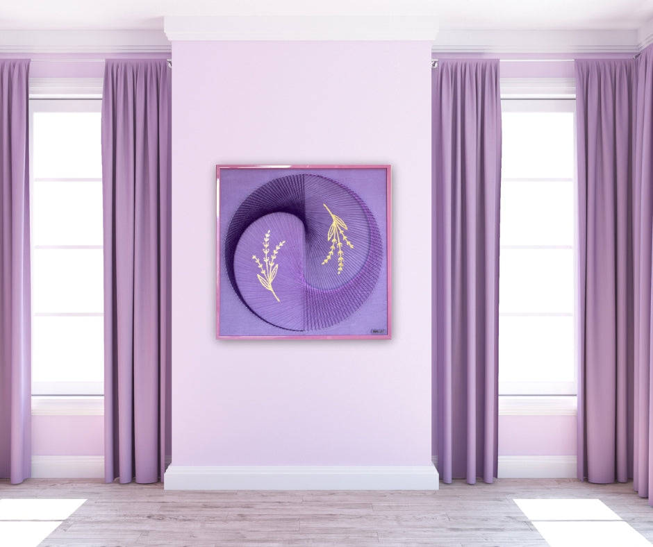 Lavender Yin Yang 22K