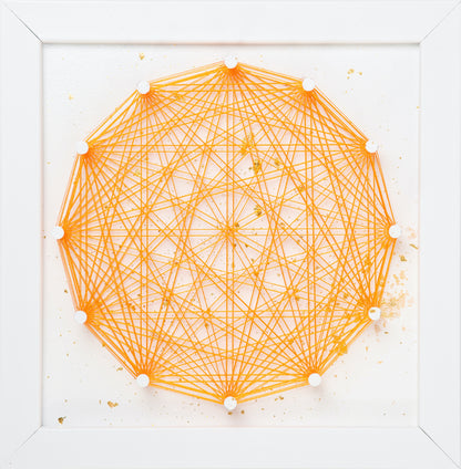LOT de 8 mini-peintures *Golden Chakras Mandala 1
