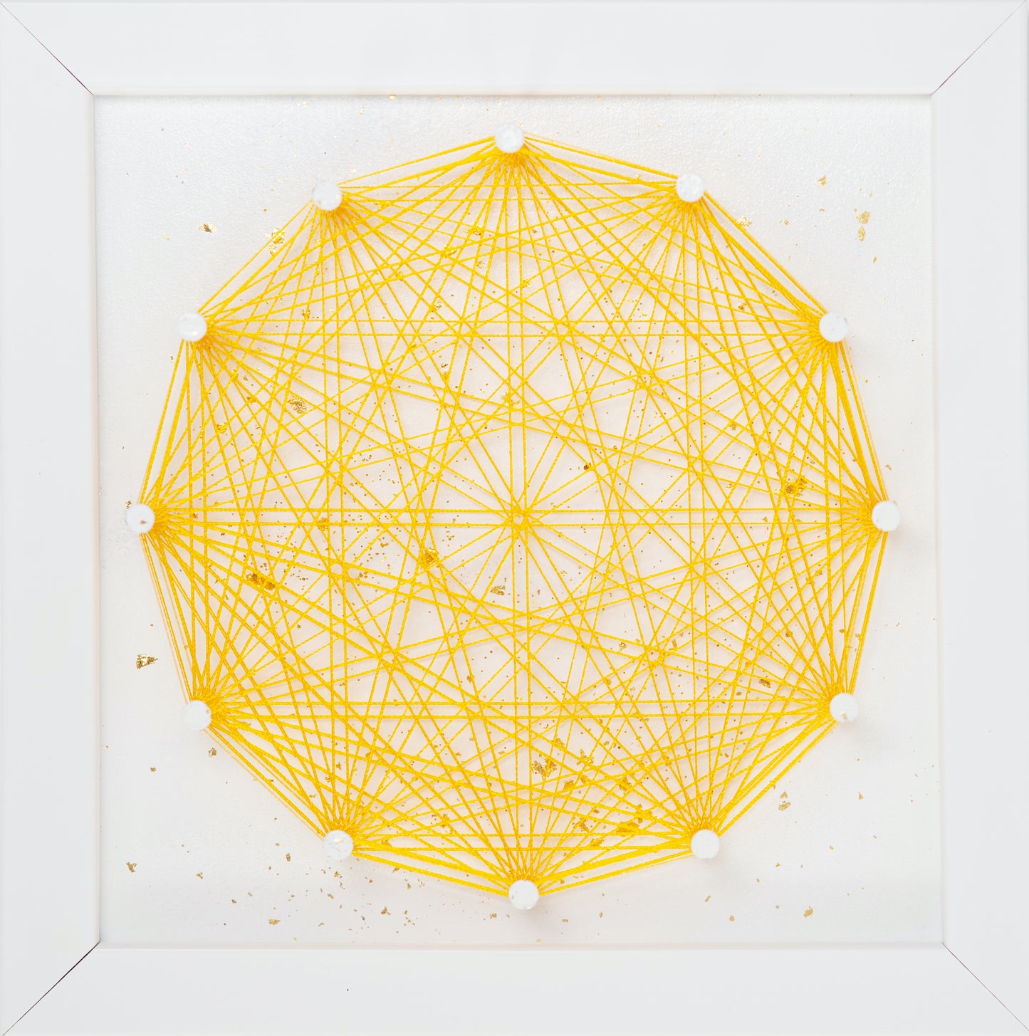 LOT de 8 mini-peintures *Golden Chakras Mandala 1