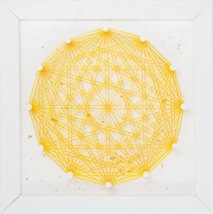 LOT de 8 mini-peintures *Golden Chakras Mandala 1