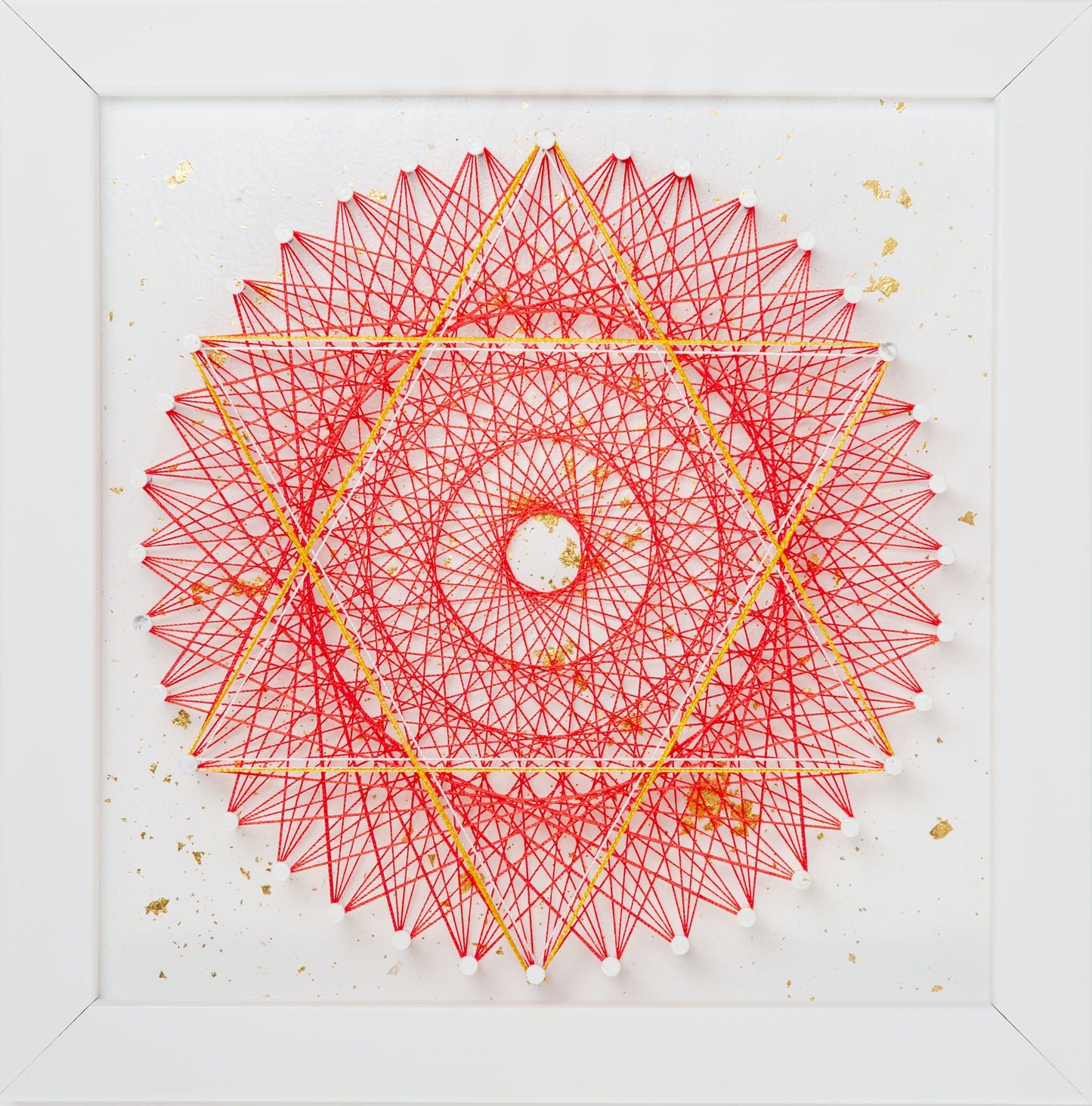 LOT de 8 mini-peintures *Golden Chakras Mandala 2