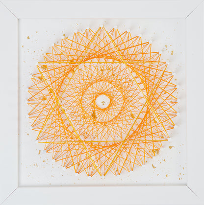 LOT de 8 mini-peintures *Golden Chakras Mandala 2