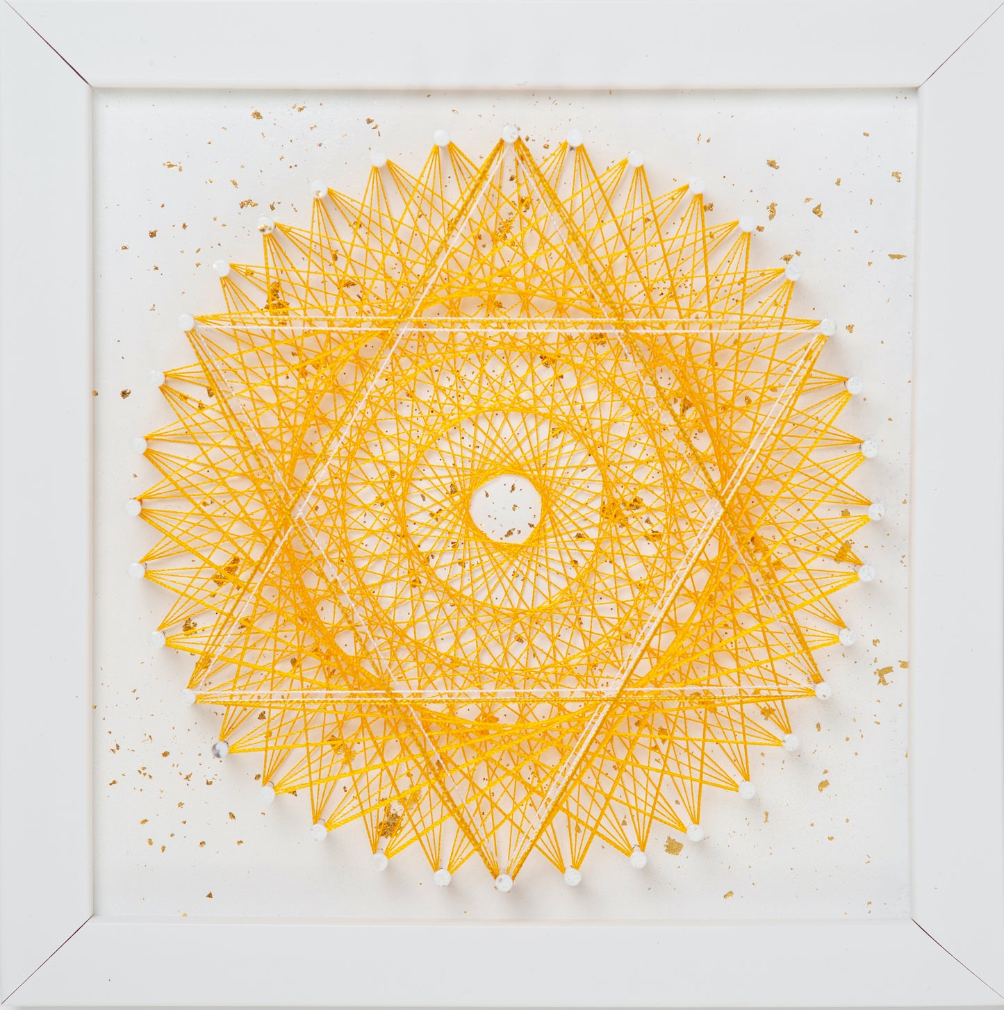 LOT de 8 mini-peintures *Golden Chakras Mandala 2