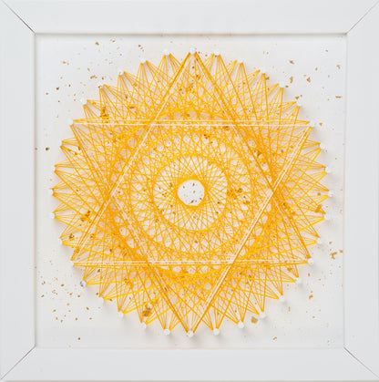 LOT de 8 mini-peintures *Golden Chakras Mandala 2