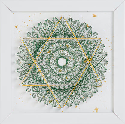 LOT de 8 mini-peintures *Golden Chakras Mandala 2