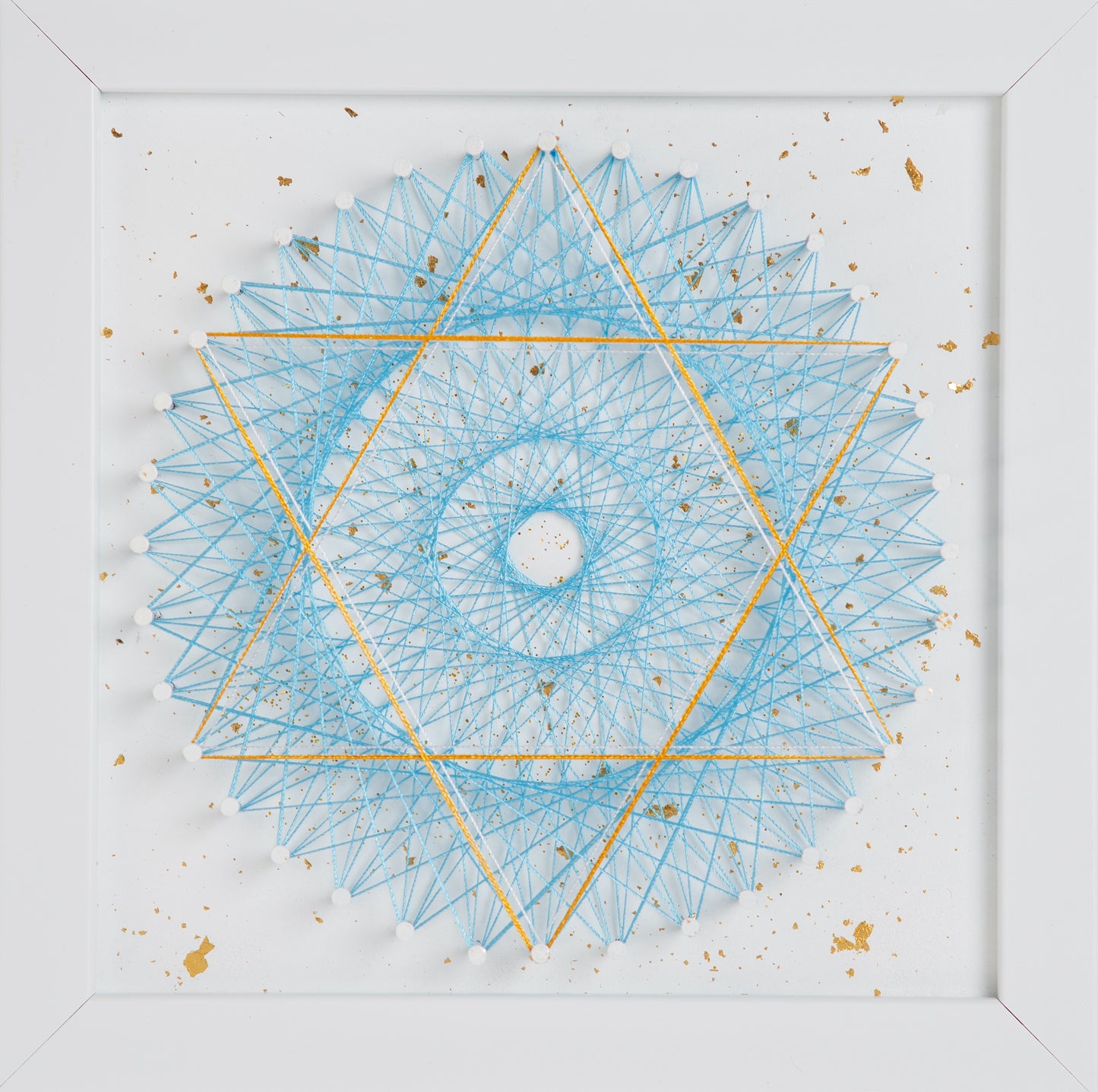 LOT de 8 mini-peintures *Golden Chakras Mandala 2