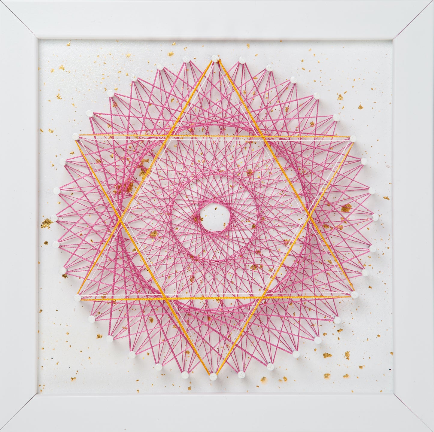 LOT de 8 mini-peintures *Golden Chakras Mandala 2