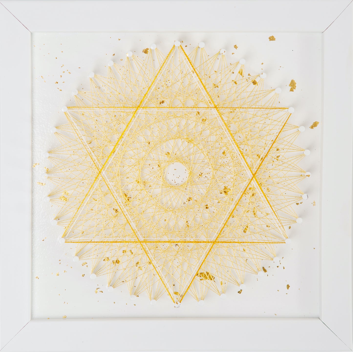 LOT de 8 mini-peintures *Golden Chakras Mandala 2