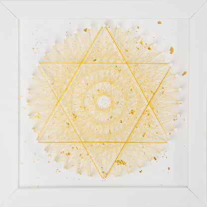 LOT de 8 mini-peintures *Golden Chakras Mandala 2
