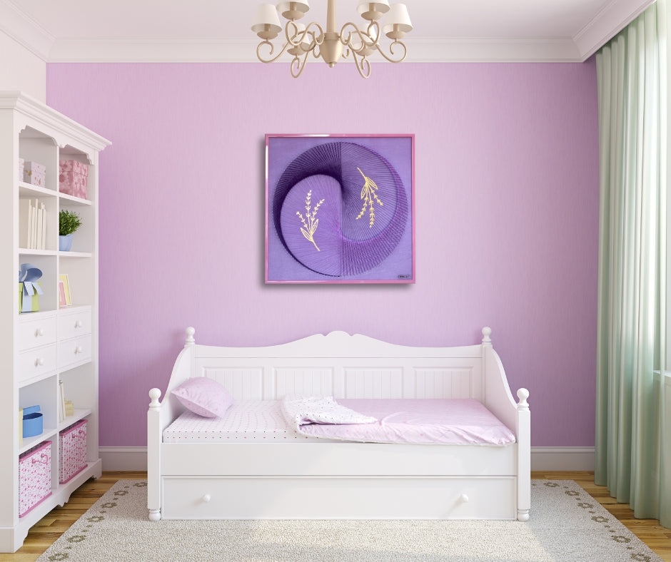 Lavender Yin Yang 22K