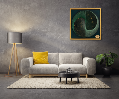 Green Galaxy Yin Yang